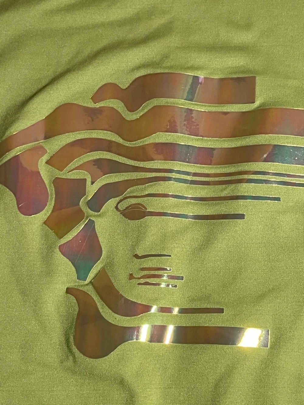 VINTAGE Y2K VERSACE Green top NWT size small - Picture 5 of 9